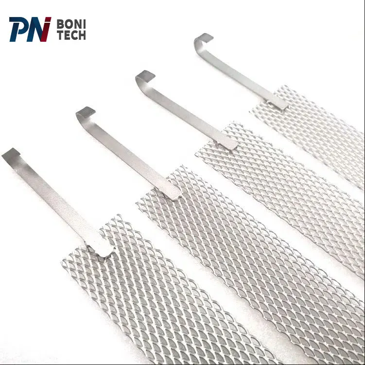 MMO platinum coated titanium anode mesh for electroplating