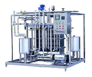 Soft drinks/Flavored waters/Fruit Juice HTST Pasteurization Machine Plate-type HTST pasteurizer