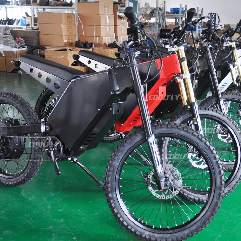 Strong Power Full Suspension cheap enduro electric bike rama 10000 12000w 15000w 20000w with insane torque
