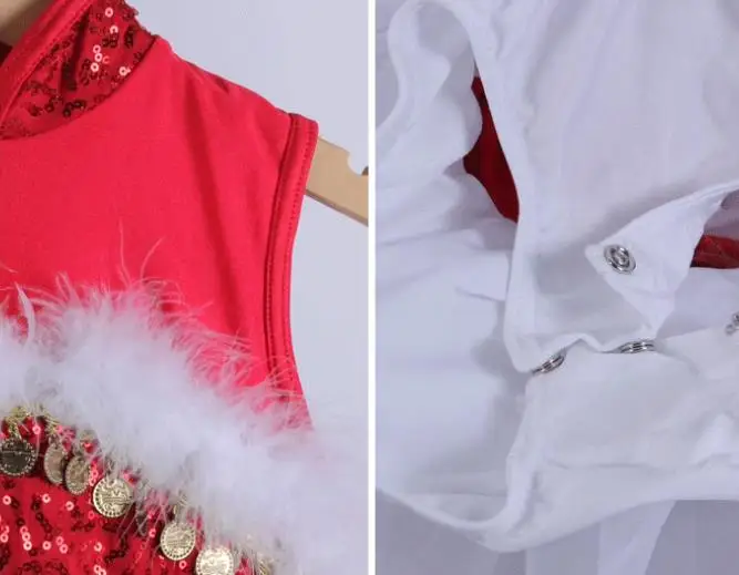 4392 New red velvet leotard Classical professional ballet tutu skirt for girls
