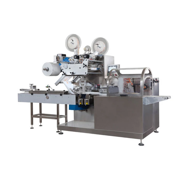 Non woven fabric rewinding machine for wet wipe folding and cutting and packing machine