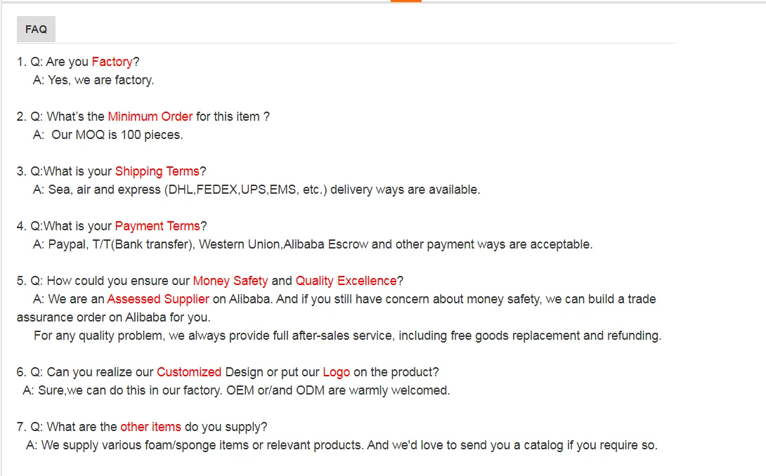 FAQ