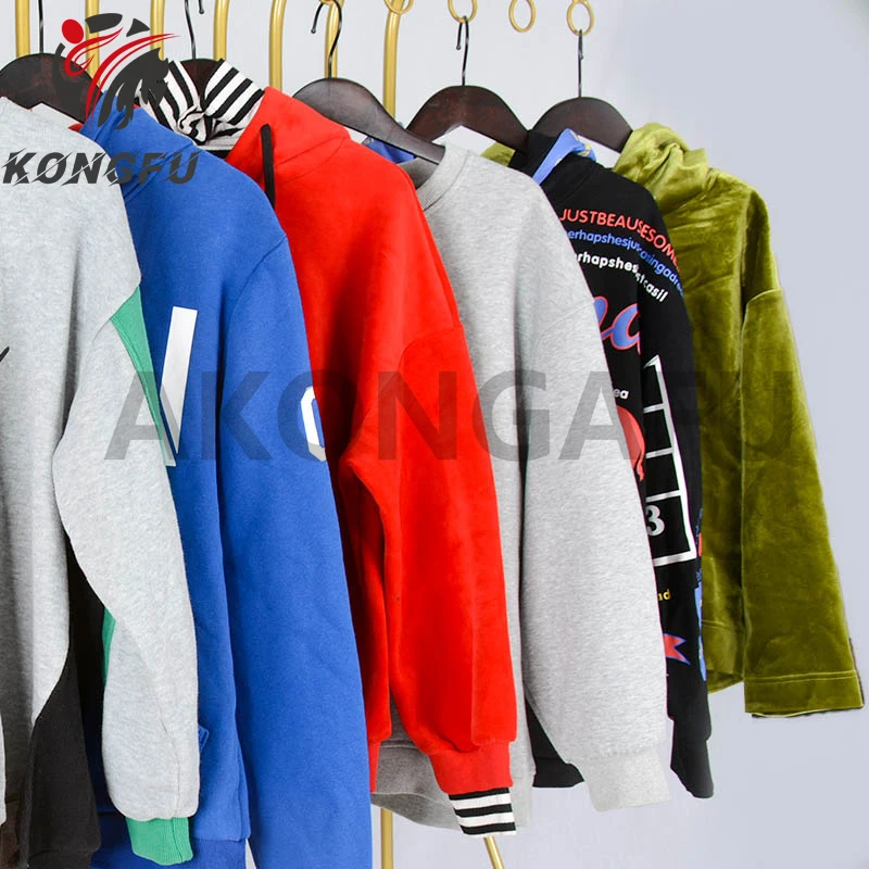 AKONGFU men s hoodies wholesale hoodie china second hand clothes bales japan used clothes used clothing for men