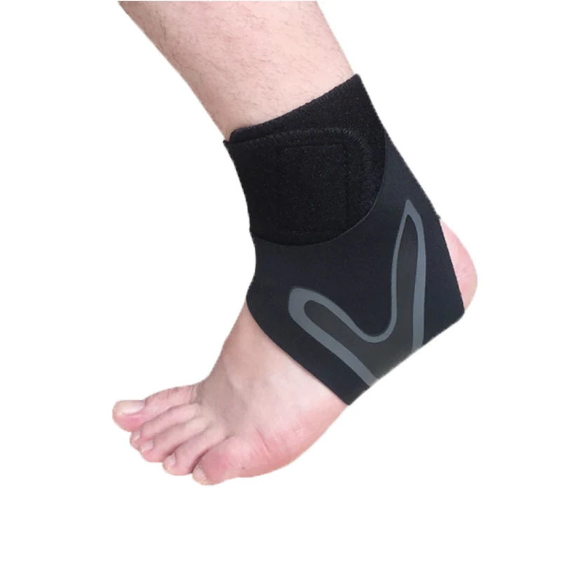 sprain neoprene brace compression foot strap gym hot and cold  wrap ankle support