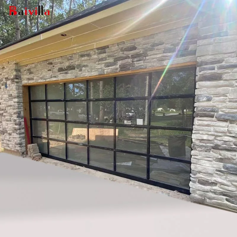 Most Popular best sandwich panel insulated automatic wholesale ectional garage doors gerbang garage