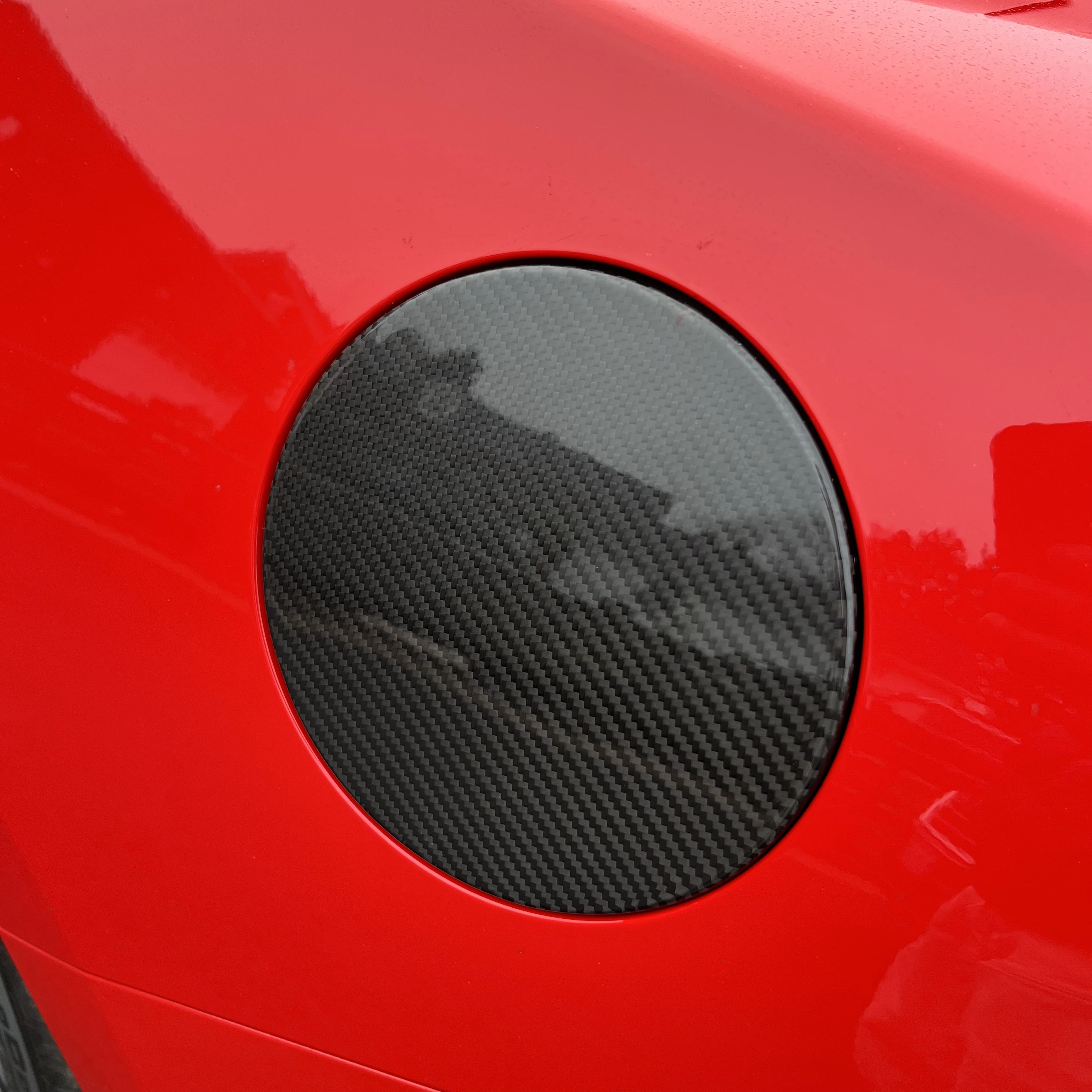 For Ford Mustang GT S650 2024 Car Fuel Tank Cap Gas Filler Oil Box Decor Cover Accessories Real Carbon Fiber