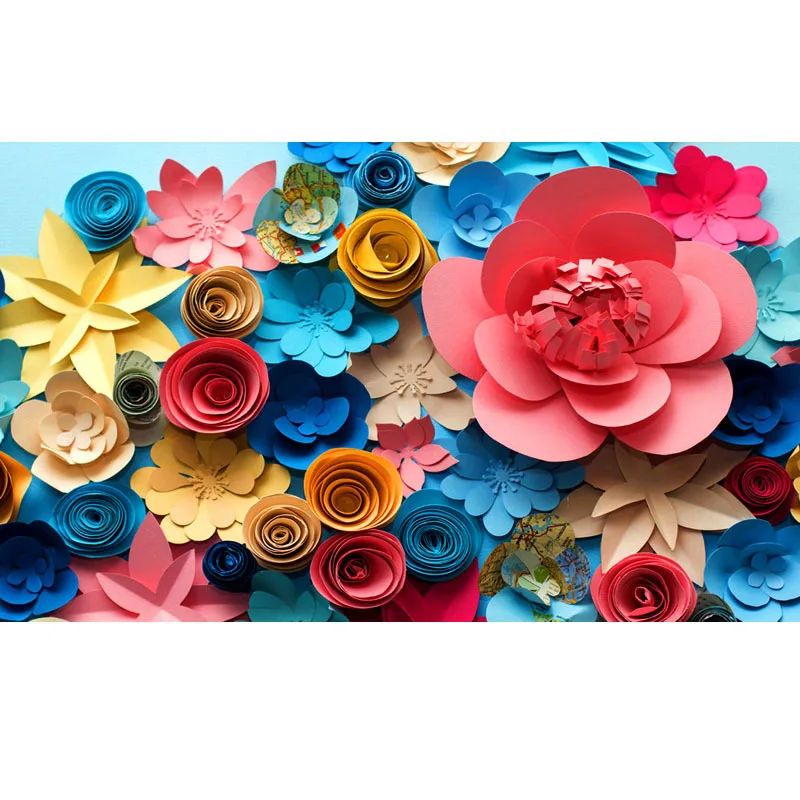 New 3d simulation flower wall style background for photo studio photography shooting  cloth props accessories wholesale
