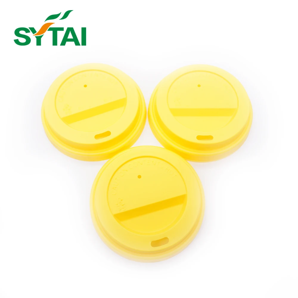 Disposable custom colorful plastic lid