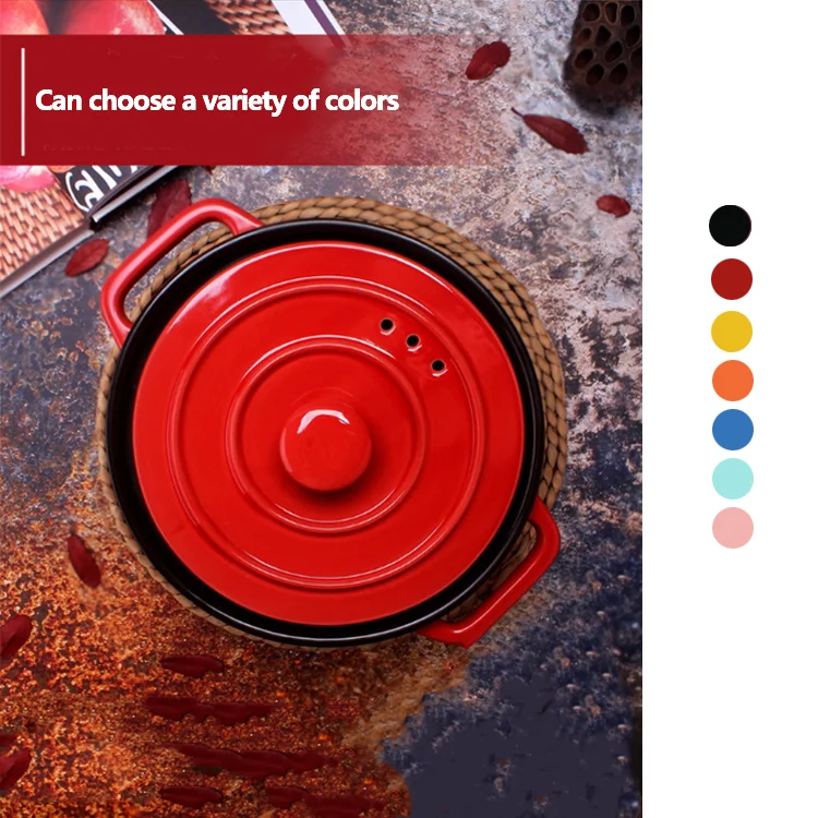 High Quality hot pots insulated casserole matte glazed ceramic casserole  With High Popularity