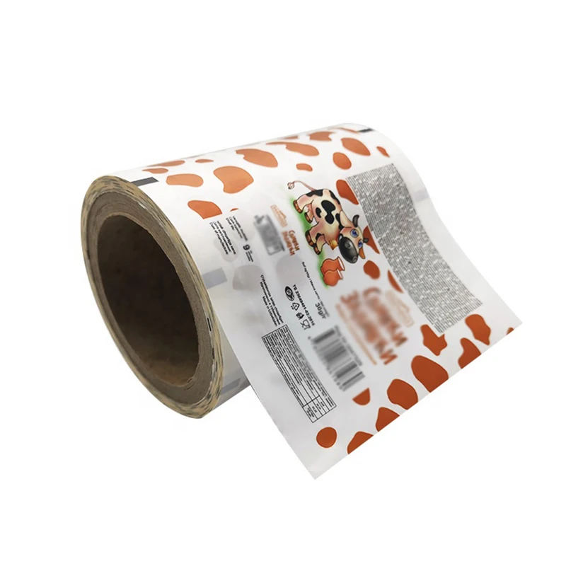 Custom Printed Laminated Ice Cream Packaging Film Tear Resistant Waterproof UV Resistant Ice Cream Preservation and Protection