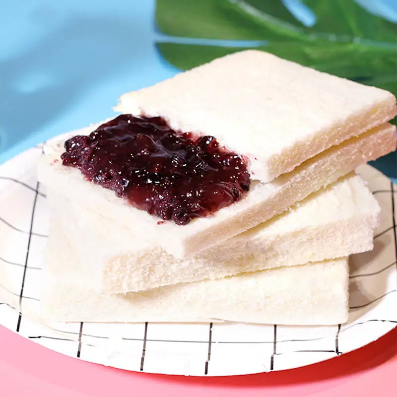 breakfast grain snacks purple rice filling squishy bread mochi cake chinese bread Sandwich bread