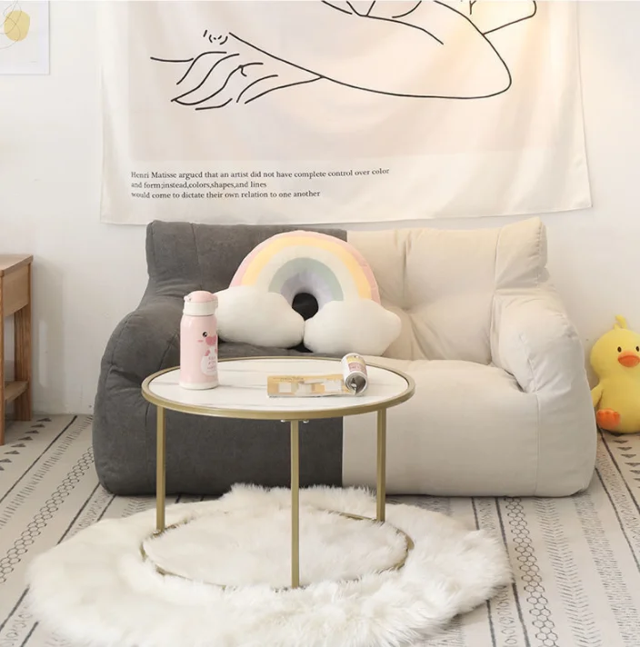 Wholesale Comfortable Indoor Relaxing Bean Bag Sofa Bed With Arm Chair Comfortable Chairs