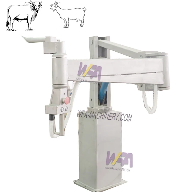 Modern Cattle Pig Slaughterhouse Hydraulic Loading Arm For Sheep Butcher Equipment