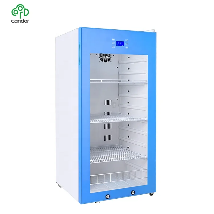 Candor Custom 230L 2 ~ 48C vaccine refrigerator Medical Blood Bank Fridge Refrigerator