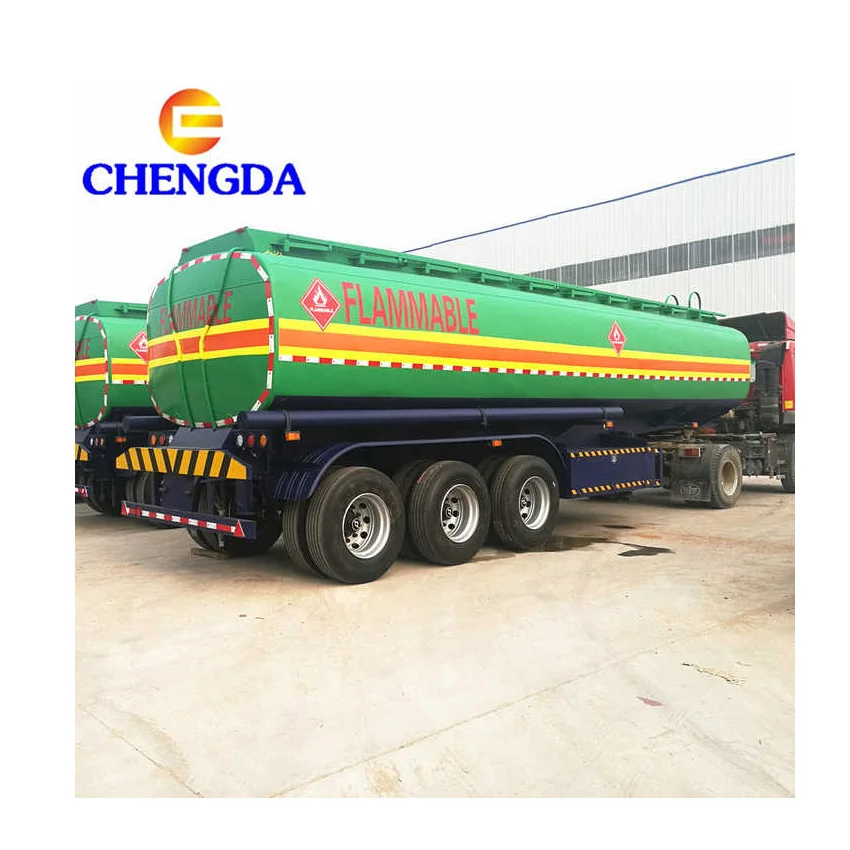 3 4 Axle Oil Fuel Tanker Semi Truck Trailer For Sale In Dubai