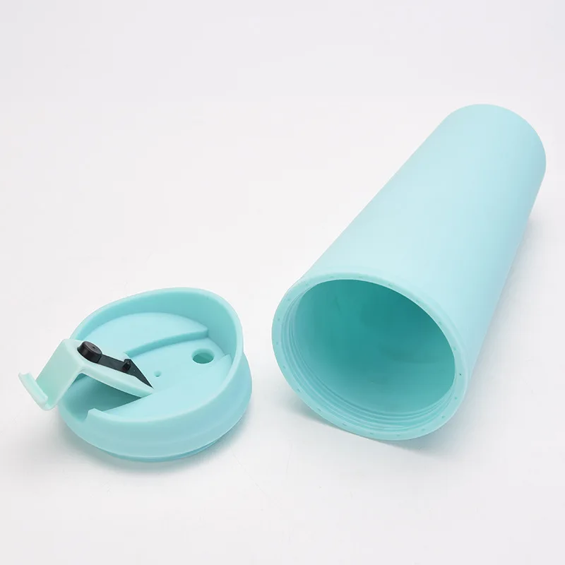 2022 New Product 24oz Double wall plastic matt tumbler with lid