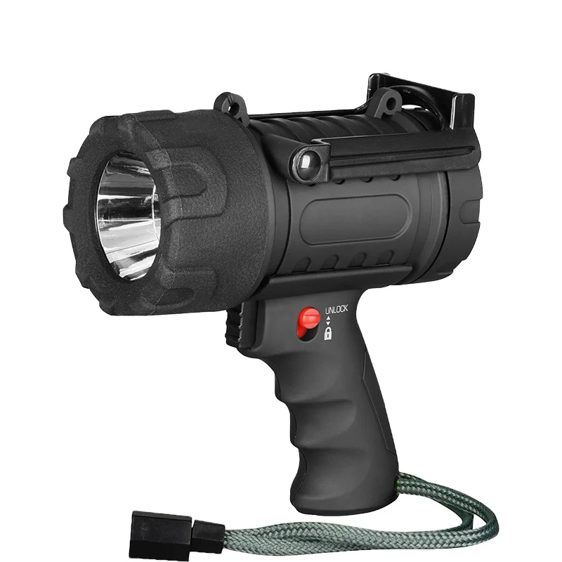 Brightenlux 500 LM Long Range High Intensity Handheld Search Light Searchlight For Hunting