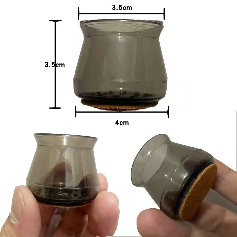 2022 Amazon Hot Non Slip Chairs Feet Table Covers Protectors Table Foot Pad Silicone Furniture Leg Covers For Wood Floors