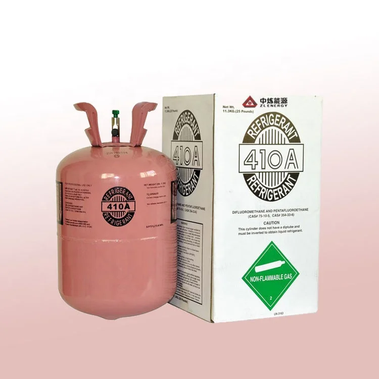 Refrigerant Gas R410A 25lb tank Cylinder Gas Price R410A R134a R600a Refrigerant