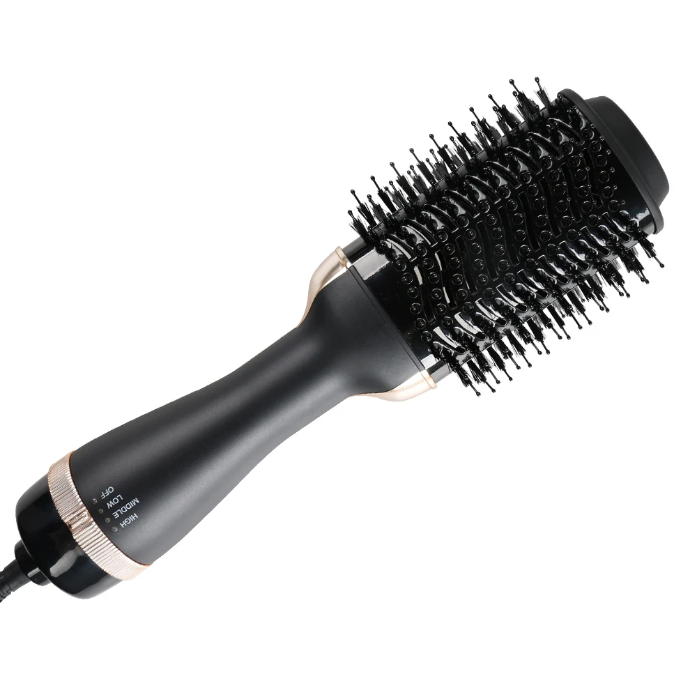 
Ulelay OEM and ODM planchas de cabello cepillo 3 en 1 round brush blow dryer in one titanium ceramic proffesional hot air brush 