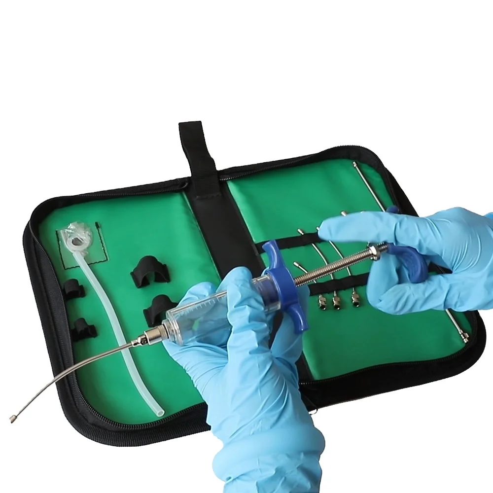 KD975 ветеринарный набор из нержавеющей стали для попугая канюли перорального кормления иглы и шприц