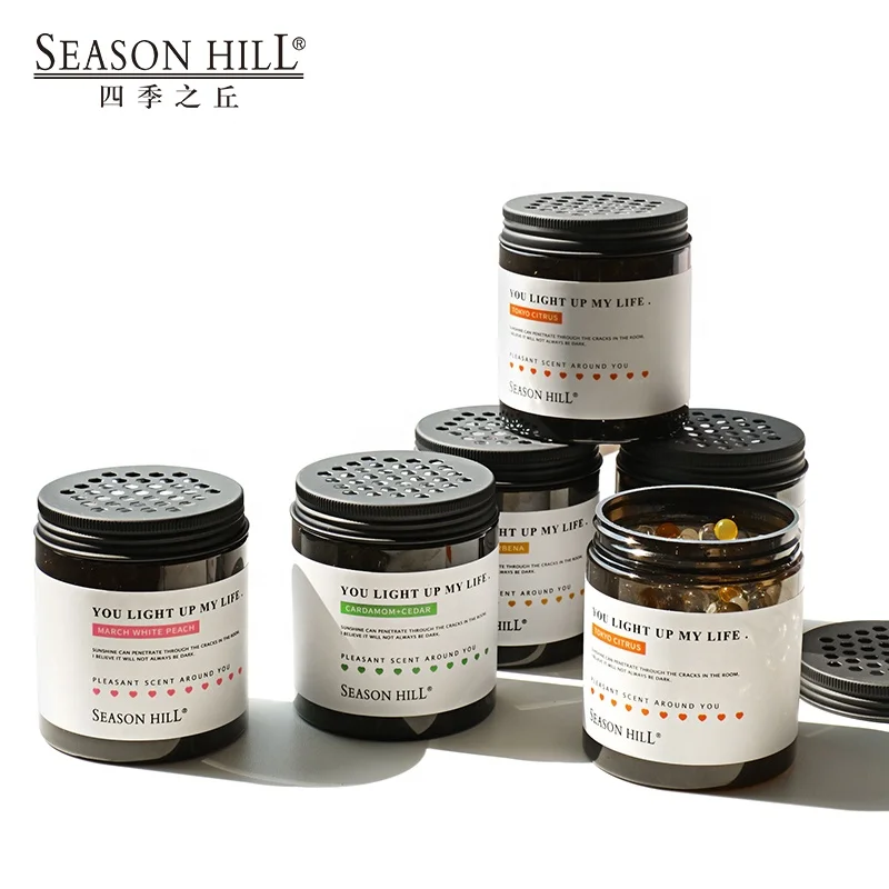 Ароматические бусины SEASON HILL домашний автомобильный освежитель воздуха с индивидуальным логотипом ароматические твердые духи без