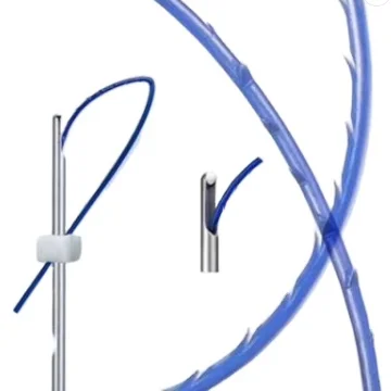 Cog 3d thread pdo suture thread 21G 60mm  surgical suture needle with thread