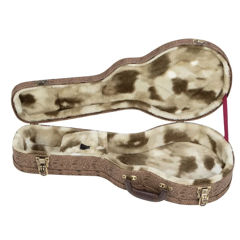 Double Rock Grain Accessory Compartment F-Style Mandolin Case Classical Acoustic or Electric Instrument Cases
