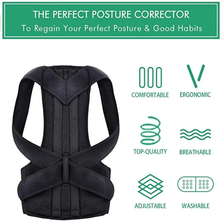 RISING Hot Selling Support Medical Waist Belt Lumbar Lower Back Brace Posture Corrector Hunchback Correction Belt