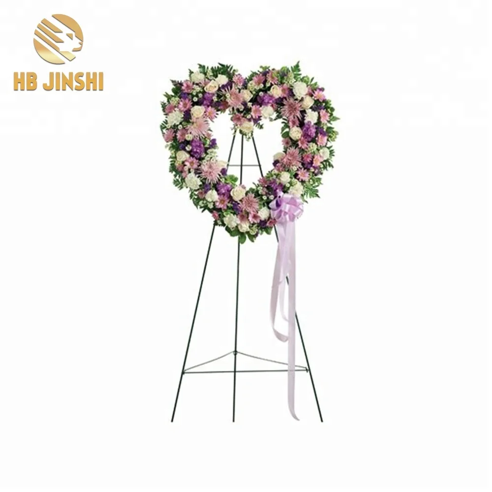 Holiday Decoration Metal Wreath Rack in Different Shape Fall Wreath Across America