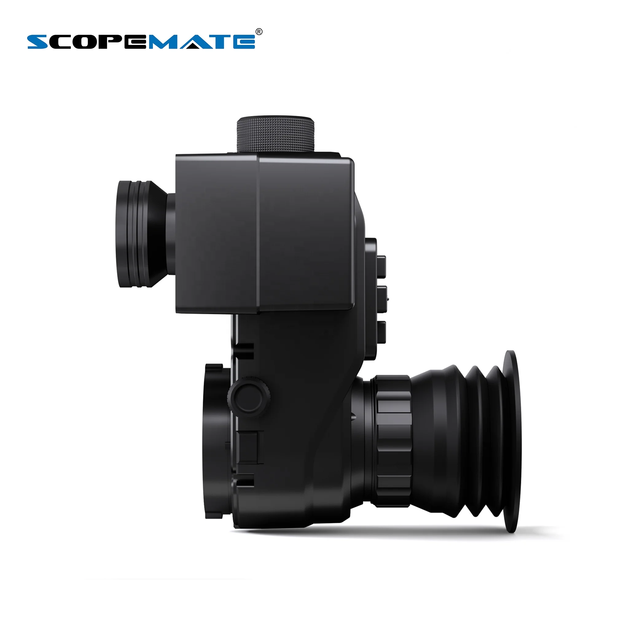 2022 Scopemate Night Vision Scope Rear Clip on Scope Camera  NVS12 LRF with  Build in Range Finder