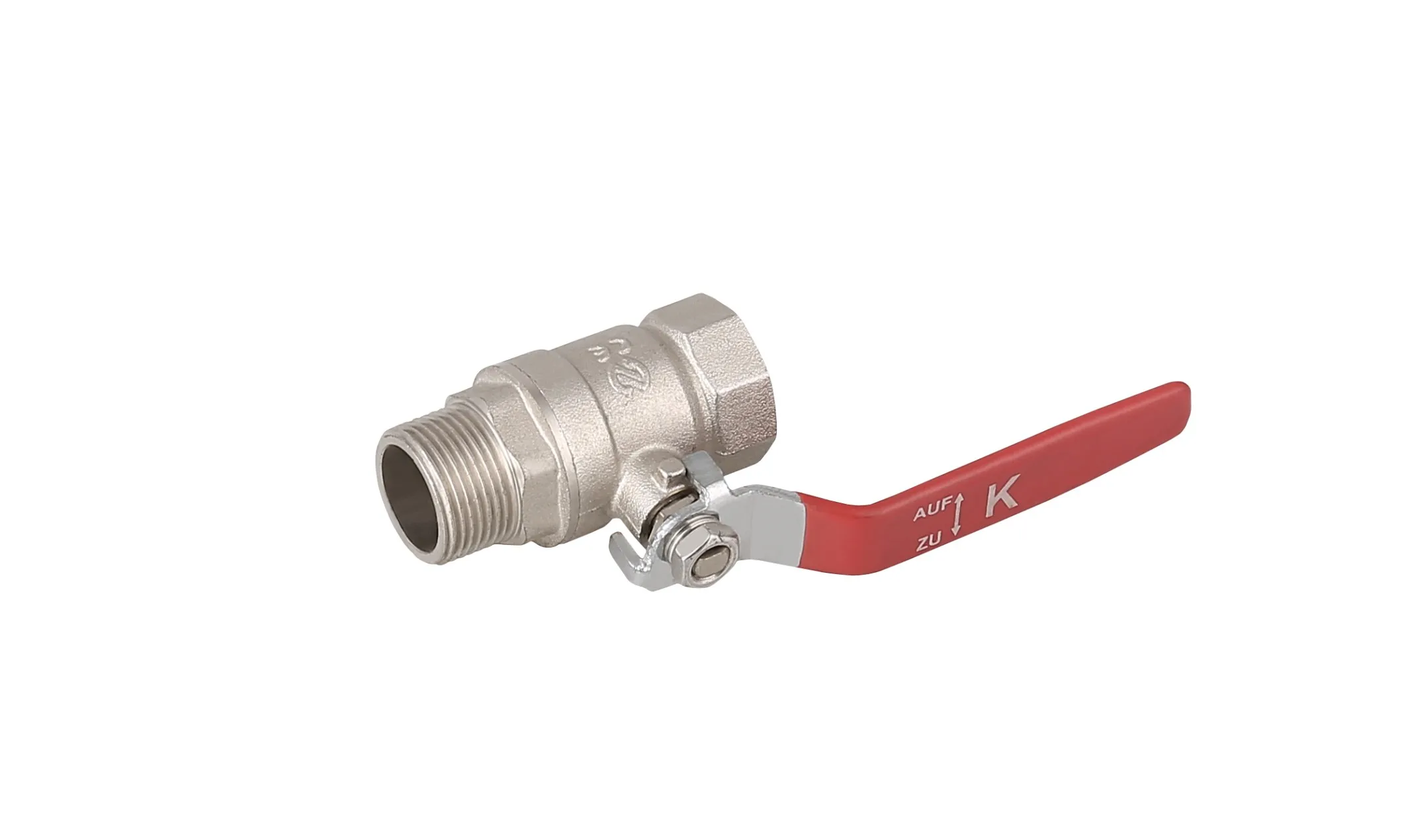 Латунный шаровой кран с внутренней резьбой и полным отверстием PN25 со стальной ручкой 1/4-2 1/2 дюйма, Одобрено CE и ACS