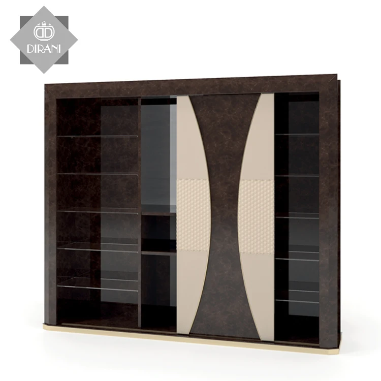 Fashion Style Antique Steel Bookcase Storage Cabinet