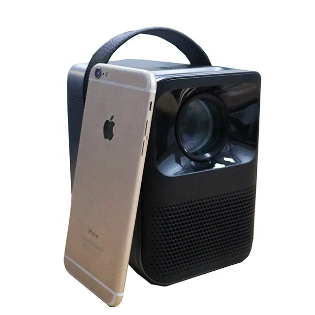 Новинка 1080p Светодиодная лампа Портативные кино видео мобильные ЖК мини-проекторы