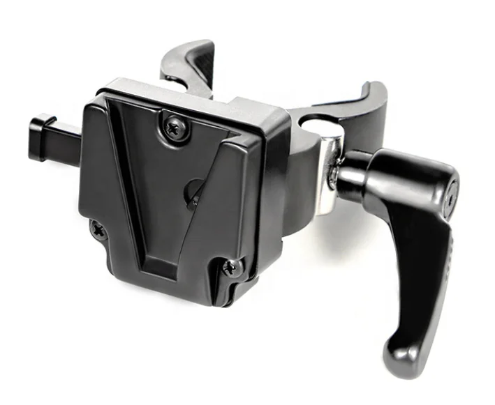 Professional vigorously entrain V-port buckle fixing clip claw Clamp V mount Female