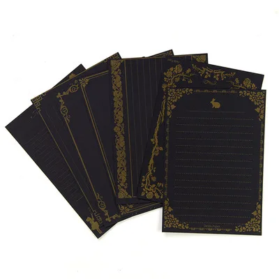 0+2Pcs/Pack New Vintage Little Prince Tower Elk Key Letter Paper Set/ Greeting Letter Paper/Writing Paper Office Supplies