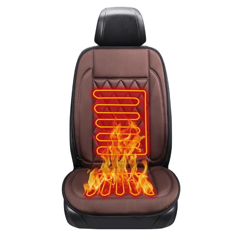 Wholesale Breathable Comfortable Durable Leather Car Seat Cover with Heating tube