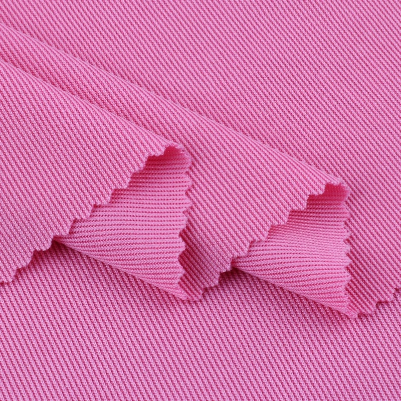 Solid color rayon 93% tencel 7%spandex soft jersey melange 1x1/2x2 rib interlock weft knit fabric manufacturer
