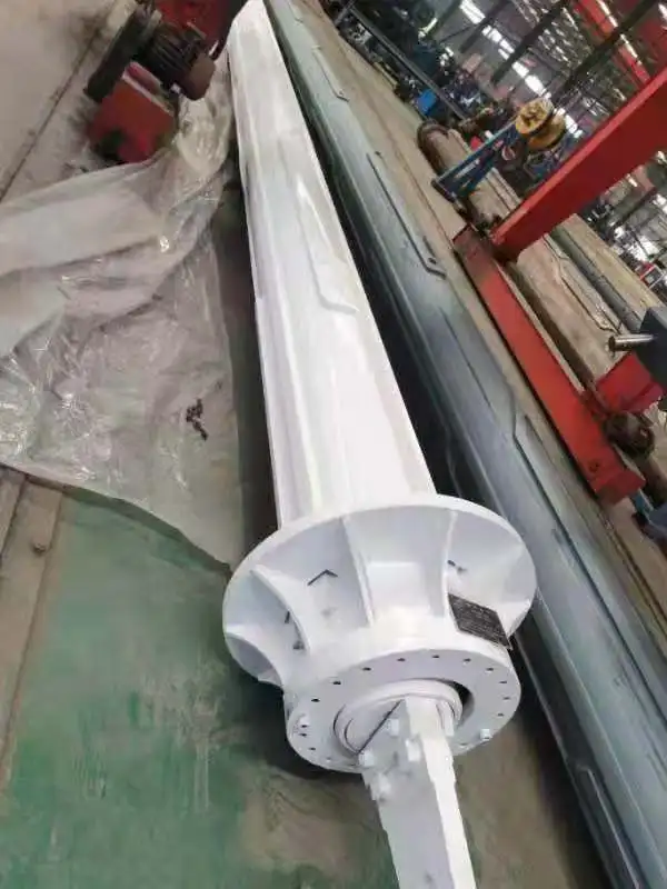 With disc spring and welded reinforcement ring for hard soil for Libherr LB32 rotary drilling rig, Interlocking  kelly bar