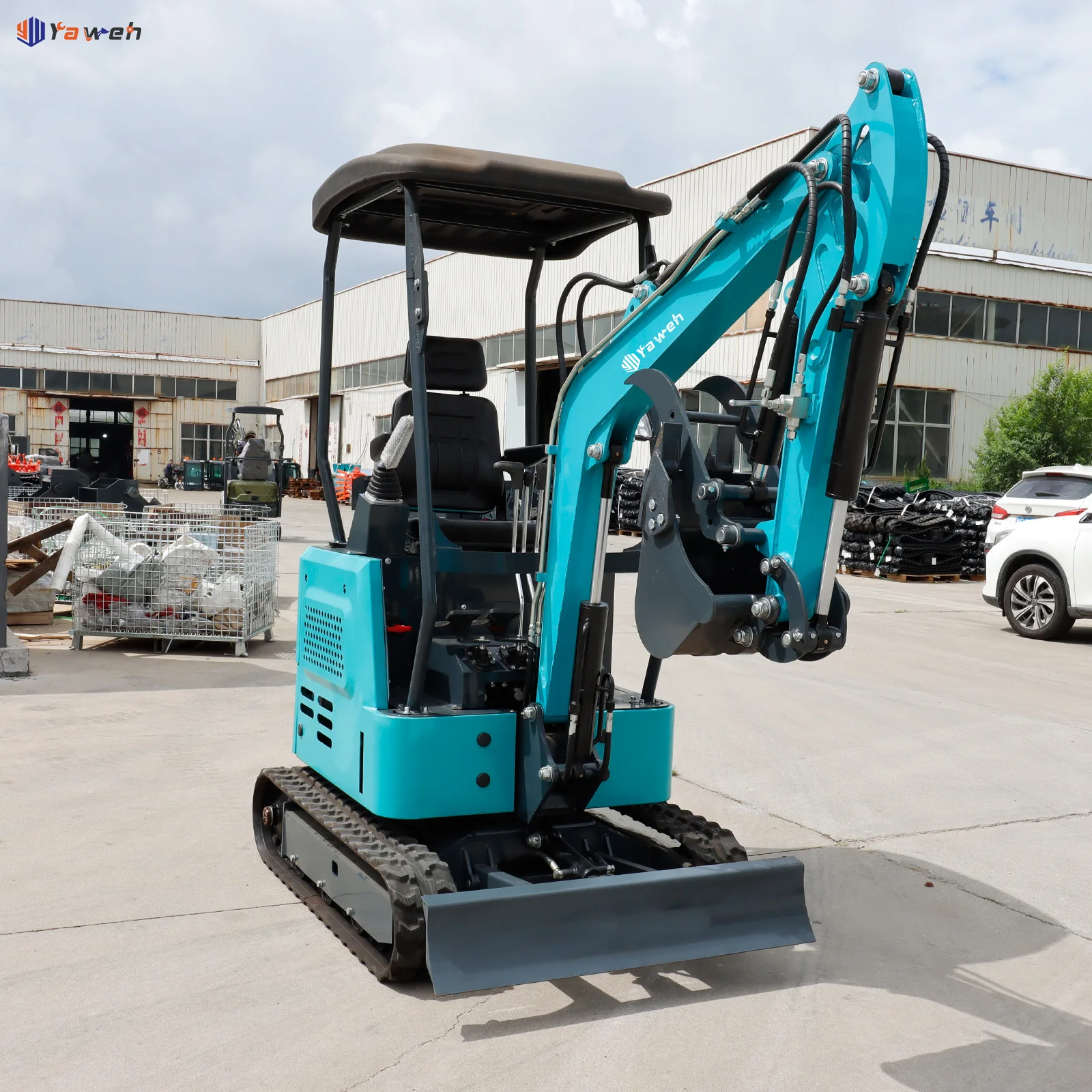 Yaweh undercarriage hrubber coupling for mini excavator xn16  breaker 1.8 ton  post driver cabin  for sale australia canada