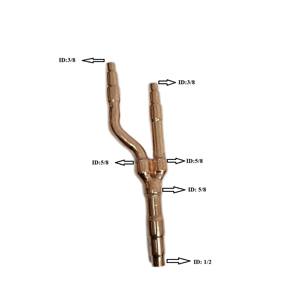 Mitsubishi Branch pipe DIS-22-1G Copper Y joint for VRF Air Conditioning System