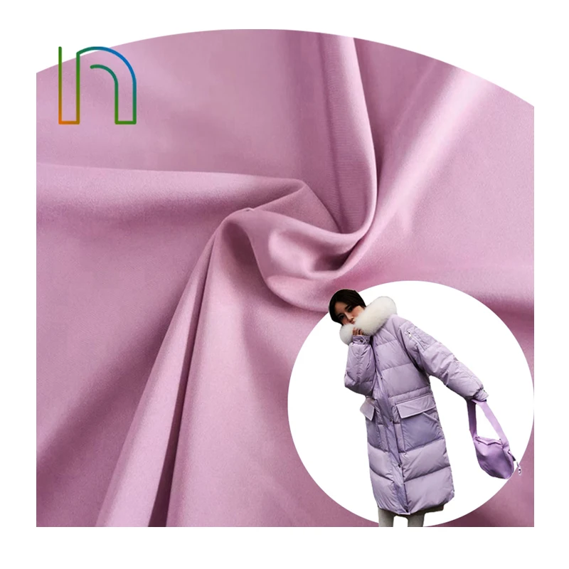 75d 228t Waterproof Coating 100% Polyester Taffeta Taslan Ripstop Taslon Fabric For Jacket Windbreaker