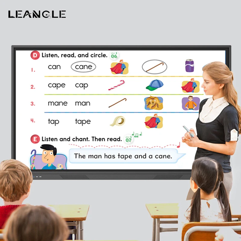 Oem Smart Board Interactive Touchscreen Display Classroom Educational Whiteboard for Conference E Learning Room