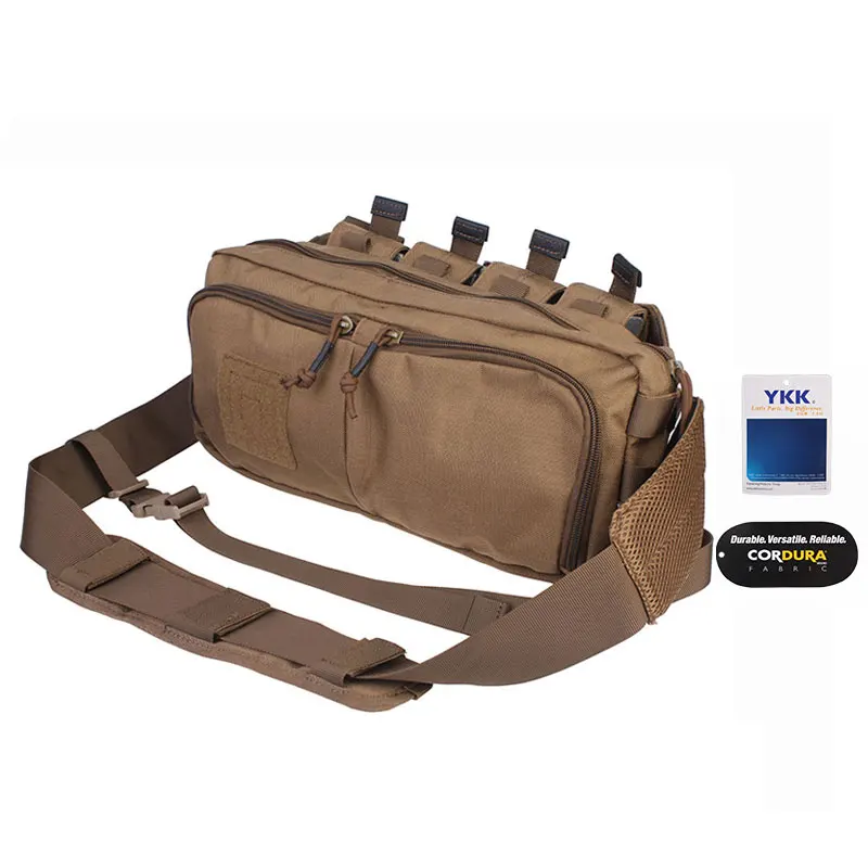 Emersongear Cordura 500D Nylon Waterproof Multi-purpose Diagonal Hanging Hunting Range Bag Tactical Gun Case Bag Waist Bag