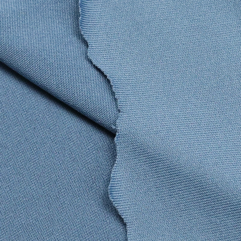 Gold Supplier Polyester 94% Spandex 6% Stretch Fabric Single sided Plain 100/20 Milk Silk Double Stretch Bra, Underwear Fabric