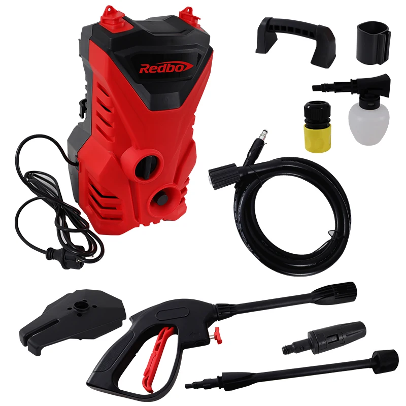 Professional 220V 1400W Water Pump Jet Cleaner Portable High Pressure Car Electric Power Washer Heavy Duty Pressure Washer 7mpa