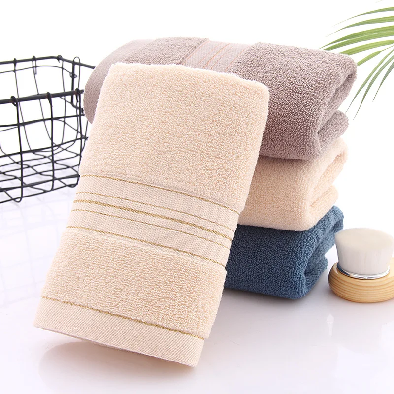Plain cotton towel manufacturers wholesale increase thickened household cotton towel daily gift embroidery logo