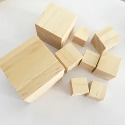 unfinished wooden educational block toys wood building blocks custom