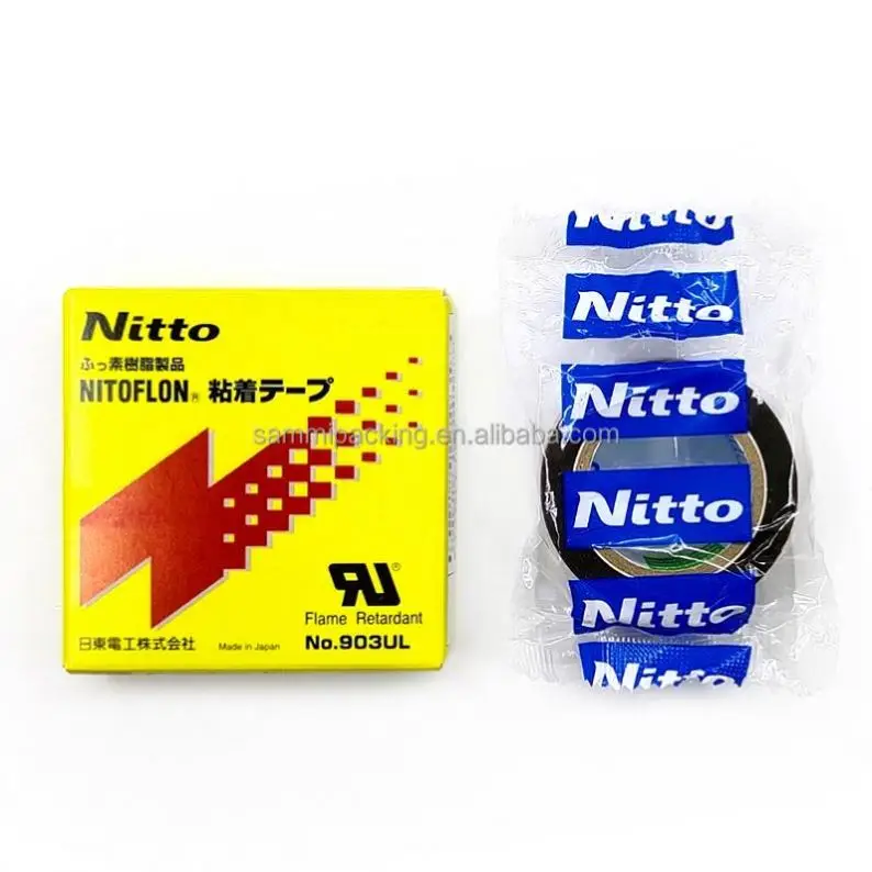 NITTO Denko Nitoflon 903ul PTFE Adhesive Tape High Temperature PTFE Pure Film Gray Heat Sealing Tape