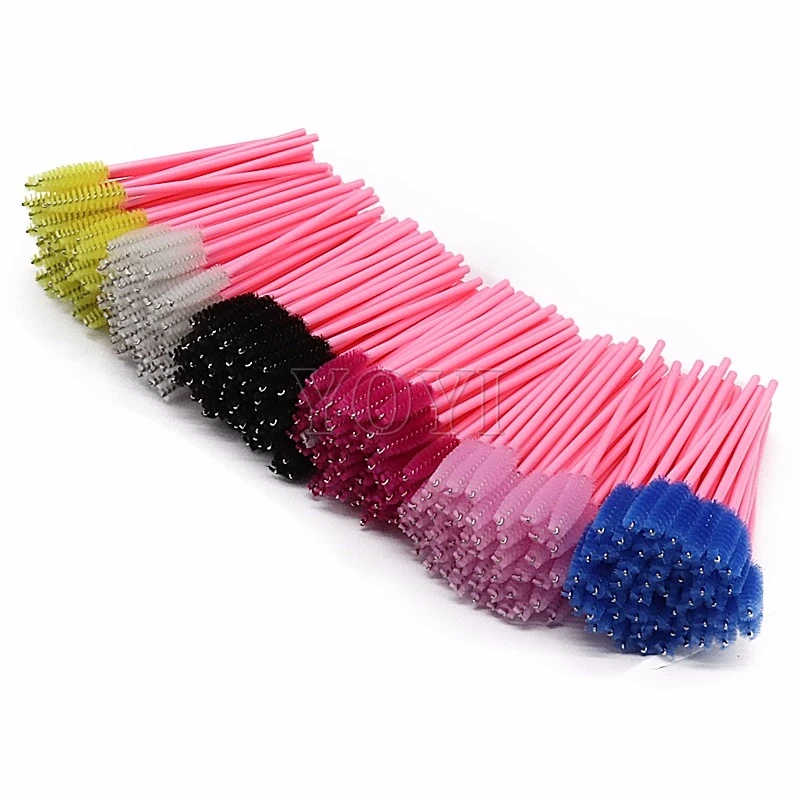 Disposable Eyelashes Brushes Mascara Wands Applicator Wand Brushes Eyelash Comb Brushes Spoolers Makeup Tools